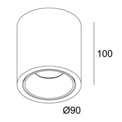 Delta Light BOXY R DIM8 lámpara de techo