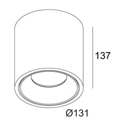 Delta Light BOXY XL R DIM1 lámpara de techo