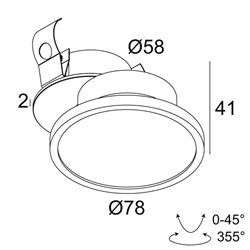 Delta Light HALOSCAN CLIP MP SOFT lámpara de techo