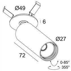 Delta Light SPY 27 CLIP lámpara de techo