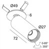 Delta Light SPY 27 CLIP lámpara de techo