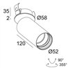Delta Light SPY 52 CLIP TW 96520 lámpara de techo