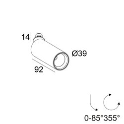 Delta Light SPY 39 PLUG lámpara de techo