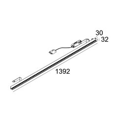 Delta Light D-LINER 30 INF LOC2 1390 DIM5 Lámpara de techo