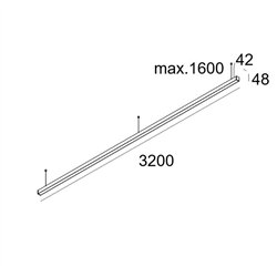 Delta Light INFORM 40 SQ 320 UP TW DIM5 Lámpara de techo