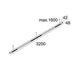 Delta Light INFORM 40 SQ 320 DOWN-UP DIM5 Lámpara de techo