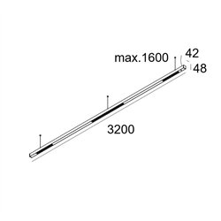 Delta Light INFORM 40 SQ 320 PDS DOWN-UP DIM5 Lámpara de techo