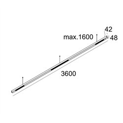 Delta Light INFORM 40 SQ 360 PDS DOWN-UP DIM5 Lámpara de techo