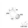 Delta Light SPY 52 CLIP HE Lámpara de techo