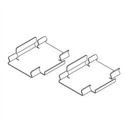 Delta Light TRACK SHL 19 - MOUNTING CLIP SET