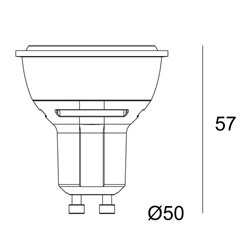 Delta Light HALOLED Hi - 36° (4,5W) HW