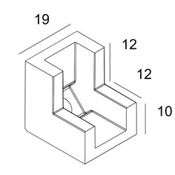 Delta Light SL19 - CORNER V90°