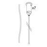 Delta Light SUSPENSION SET 32 5x0,75 1,6m