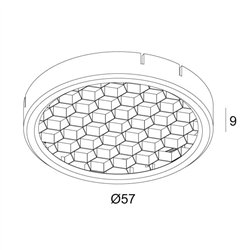 Delta Light ENTERO S HONEYCOMB DOUBLE USE