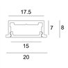 Delta Light SHL 20 ST - PROFILE 3m