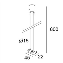 Delta Light SLM - ROD SUSPENSION 0,8m