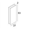 Delta Light SLM26H - END CAP SET