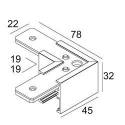 Delta Light SLM26L - CORNER SET 90°