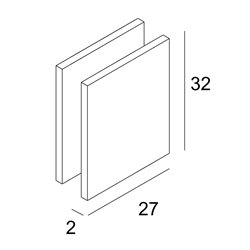 Delta Light SLM26L - END CAP SET