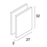 Delta Light SLM26L - END CAP SET