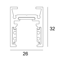 Delta Light SLM26L - PROFILE 1m