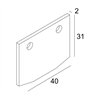 Delta Light SPL14 - END CAP