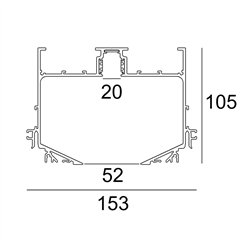 Delta Light SPM52 - PROFILE 1m