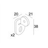 Delta Light MIKALINE - FIXATION SIDE SET