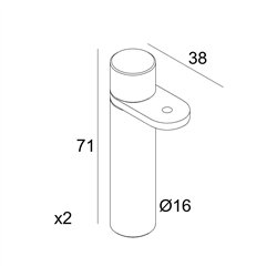 Delta Light MIKALINE - FIXATION SPACER SET