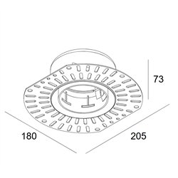 Delta Light MOUNTING KIT NO AIR 104