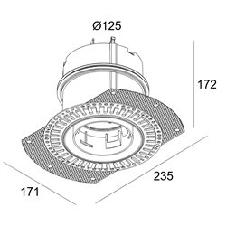 Delta Light MOUNTING KIT TOP AIR 101
