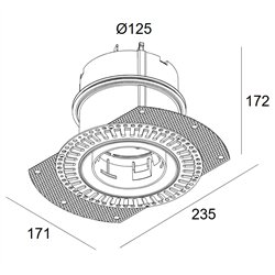 Delta Light MOUNTING KIT TOP AIR 104