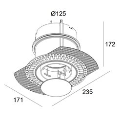 Delta Light MOUNTING KIT TOP AIR ONLY 1