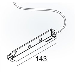 Delta Light SLM - CURRENT SUPPLY SET 4 x 0,75mm² 1,6m BLACK MDL UP