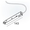 Delta Light SLM - CURRENT SUPPLY SET 4 x 0,75mm² 1,6m BLACK MDL UP