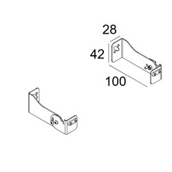 Delta Light Wall Bracket Set 100