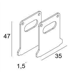 Delta Light DTC-TR - END CAP SET B