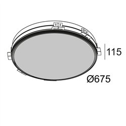 Delta Light SUPERNOVA LINE TRIMLESS 65 TW DIM5 Foco empotrado