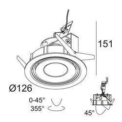 Delta Light TWEETER M ST Foco empotrado