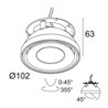 Delta Light TWEETER M TRIMLESS Foco empotrado