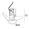Delta Light MICROSPY IN Foco empotrado
