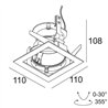 Delta Light iMAX II SQUARE ADJUSTABLE CL 9276 Foco empotrado