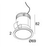 Delta Light MINI PARTOU IP Foco empotrado