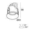Delta Light DEEP RINGO TRIMLESS OK LED Foco empotrado