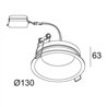 Delta Light DIRO SBL S IP 82 Foco empotrado