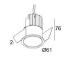Delta Light MINI DEEP RINGO II X Foco empotrado