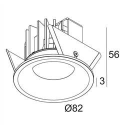 Delta Light REO X 92733-65 S2 Foco empotrado