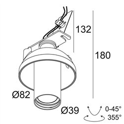 Delta Light SPY 39 TRIMLESS Foco empotrado