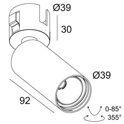 Delta Light SPY 39 TRIMLESS IN Foco empotrado