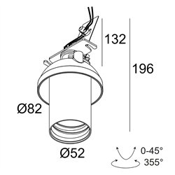 Delta Light SPY 52 TRIMLESS Foco empotrado